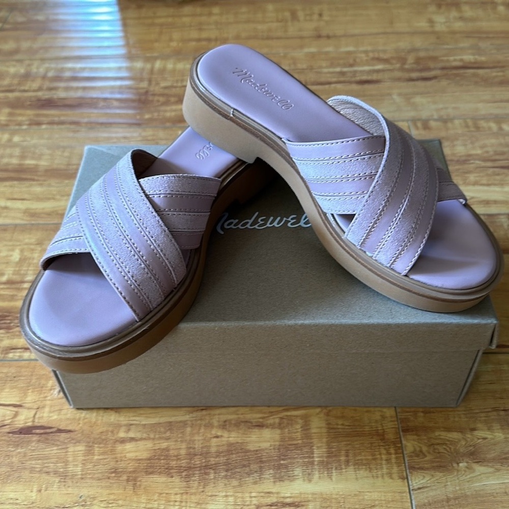 Madewell Alina Platform Sandal, Women’s Size 8